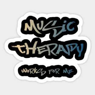 Music therapy Sticker